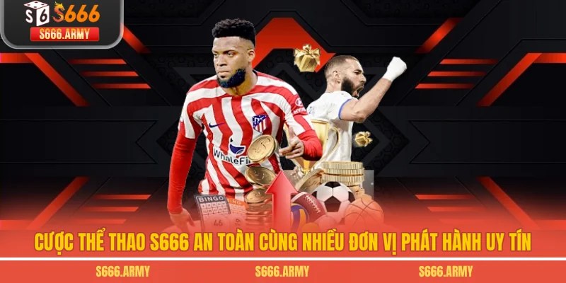 Cược thể thao S666 an toàn cùng nhiều đơn vị phát hành uy tín