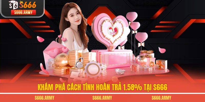 Khám phá cách tính hoàn trả 1.58% tại S666
