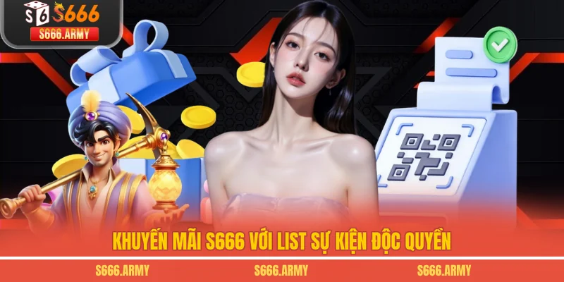 Khuyến mãi S666 với list sự kiện độc quyền 