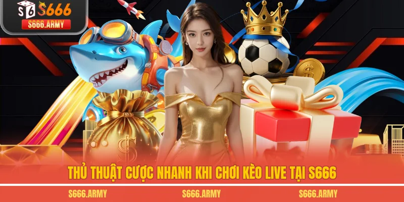 Thủ thuật cược nhanh khi chơi kèo live tại S666